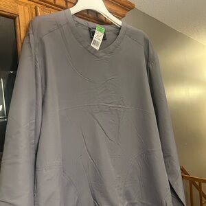 Holloway Men's V-Neck Light-Weight Pullover in Light Gray